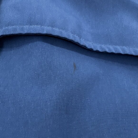 Nautica Womens Rain Jacket Large Hooded Coat Sailboats Lined Full Zip Pockets - Picture 8 of 14